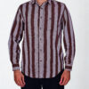 5faae3d9-9e6b-4756-b1a7-334315ecfa3d_20250807_023307_0000 TEXTURED DOBBY COTTON WITH BOLD BROWN STRIP SHIRT