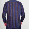 GIZA TWILL WITH BLUE BLACK STRIP SHIRT